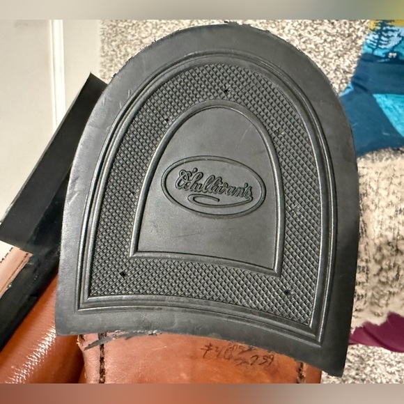 Hofheimer's Cavaliers men's brown leather Oxford dress shoes, size 12 - Picture 14 of 16